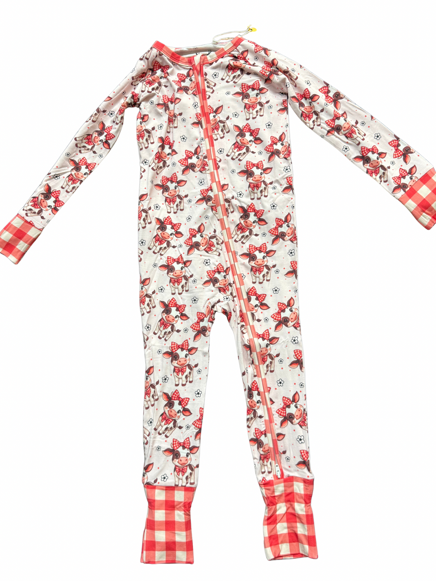 Cow bamboo zippy