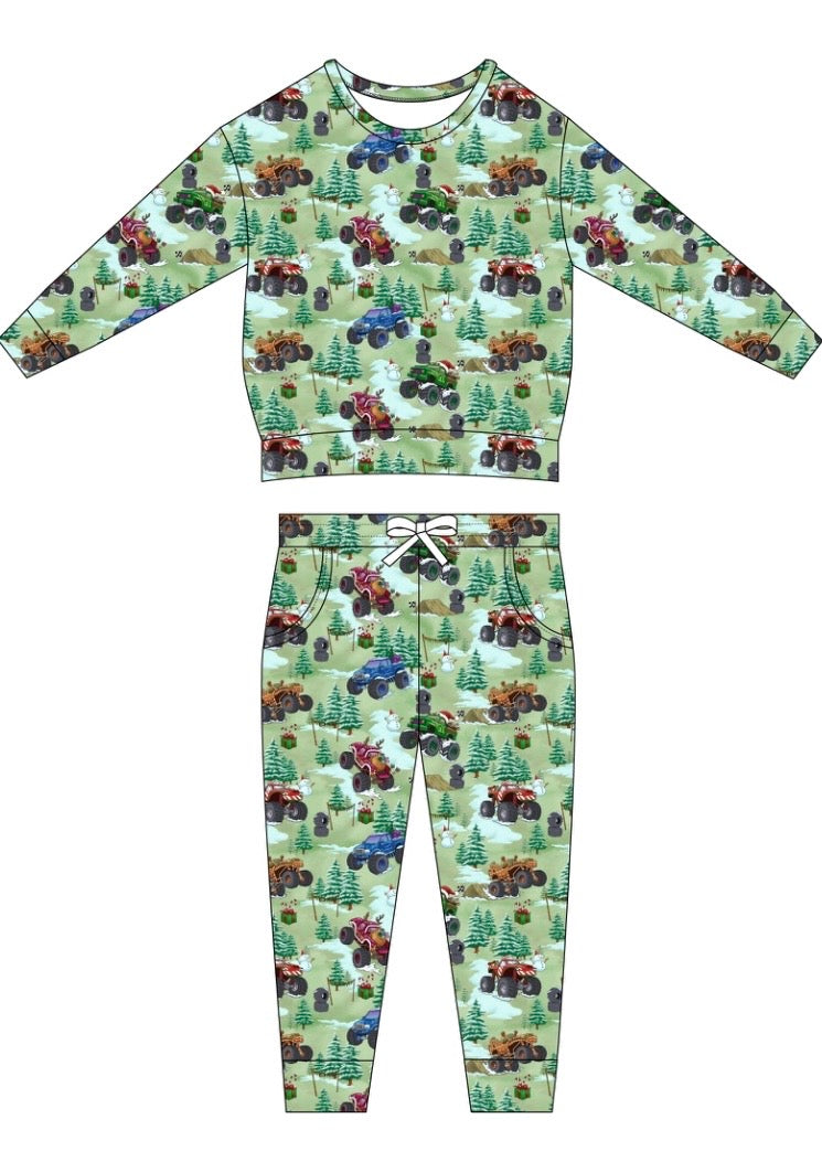 PRE-SALE Jingle Bell Jam Bamboo French Terry Jogger Set