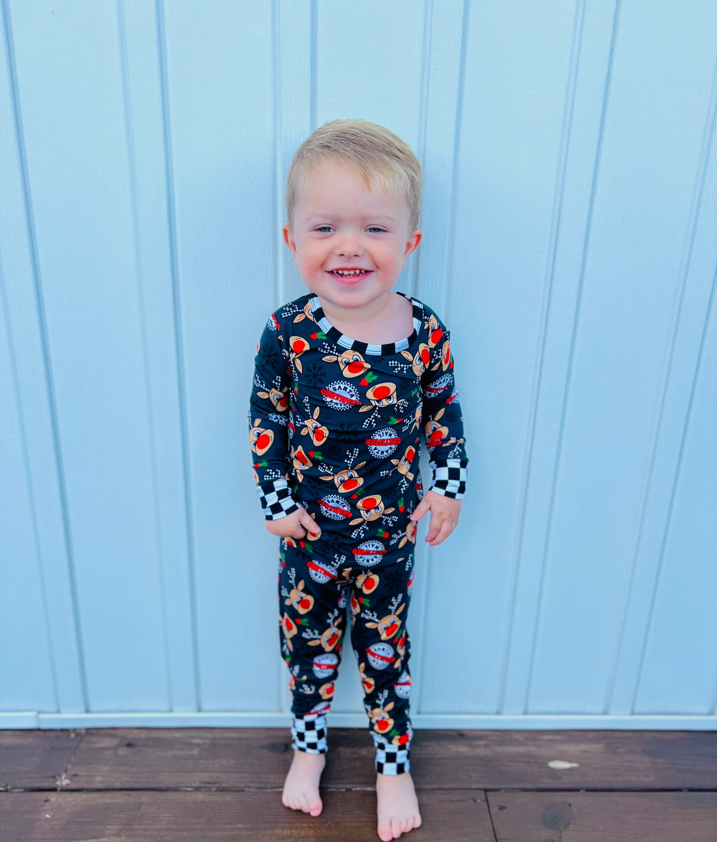 Santa’s Helper Bamboo Two Piece Set