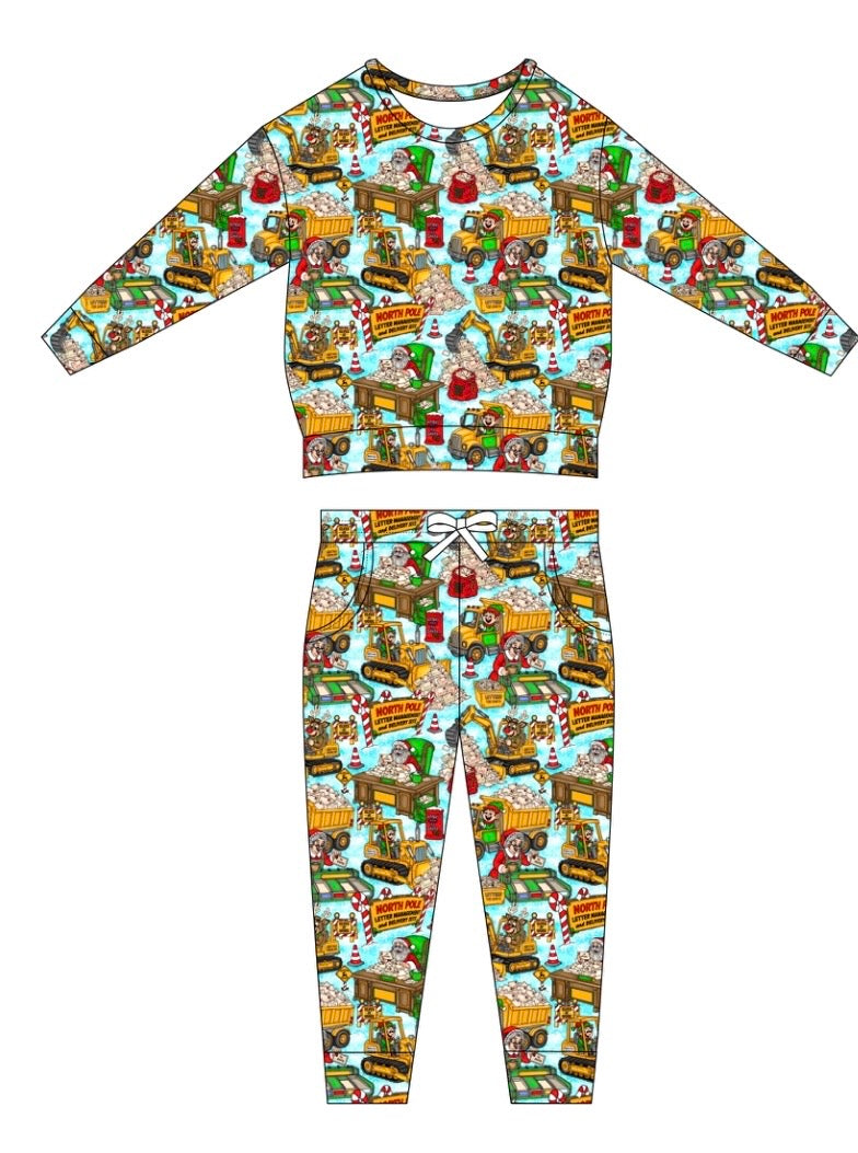 PRE-SALE Diggin Christmas Bamboo French Terry Jogger Set