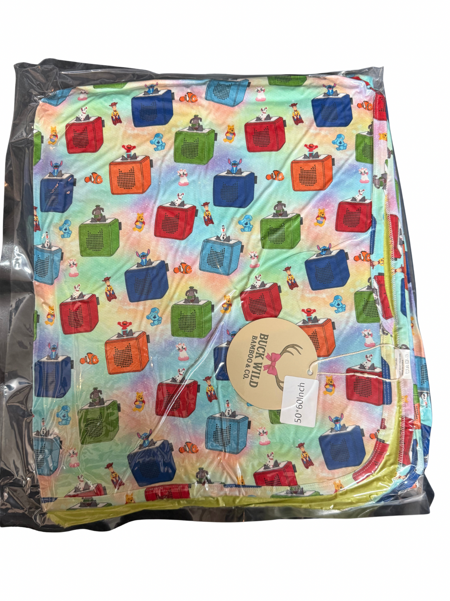 Stories with Friends Minky Bamboo Blanket