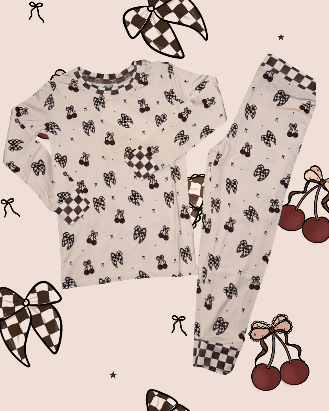 Sweetheart Checks Bamboo Two Piece