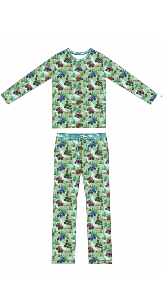 PRE-SALE Jingle Bell Jam Bamboo Big Boy Lounge Set