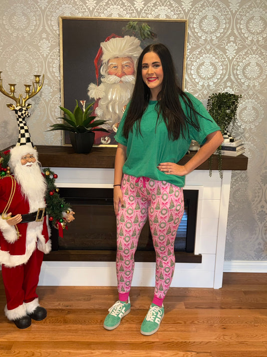 Christmas Bows Bamboo Women’s Joggers
