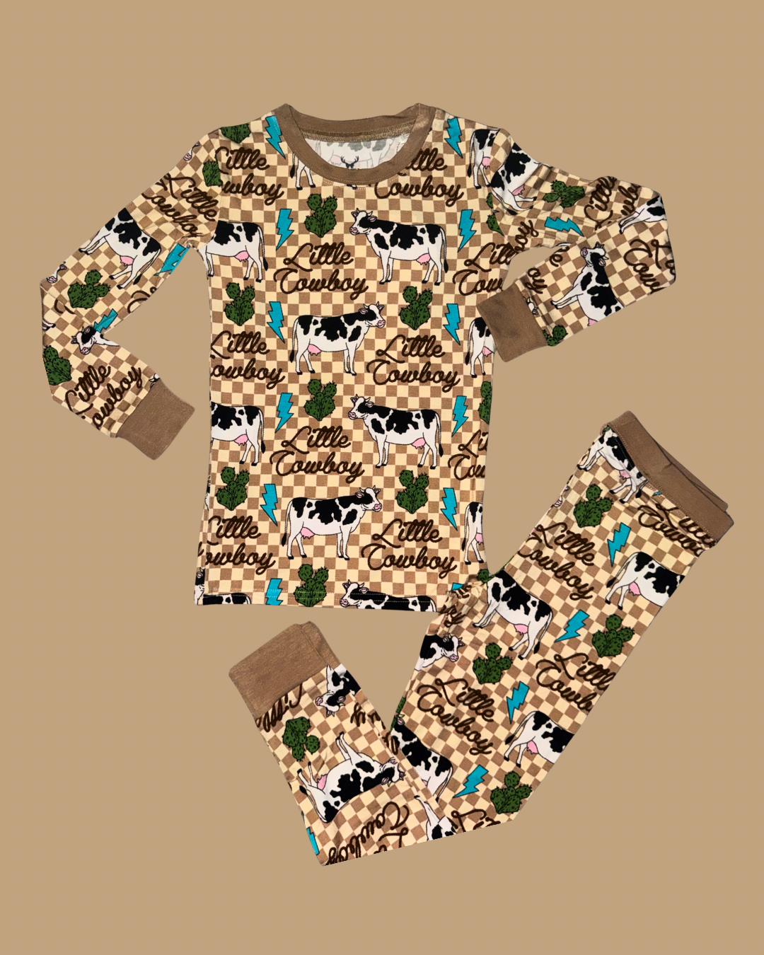 Little Cowboy Bamboo Two Piece Set