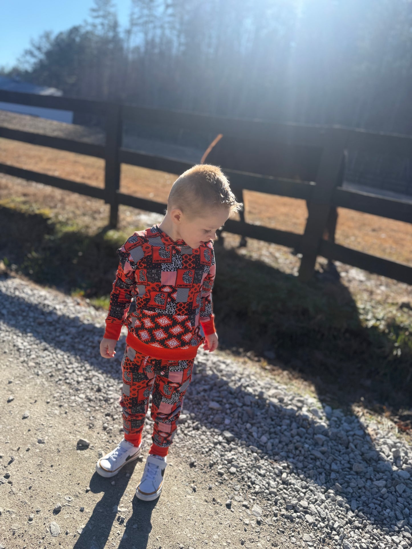 Cowboy Love Bamboo French Terry Jogger Set