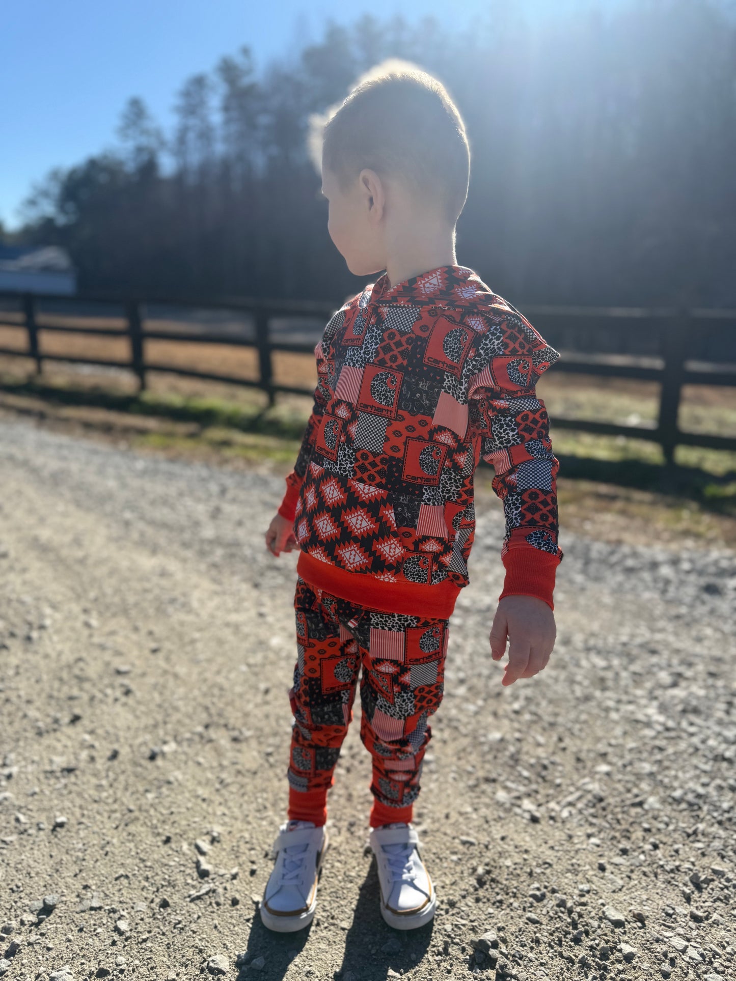 Cowboy Love Bamboo French Terry Jogger Set