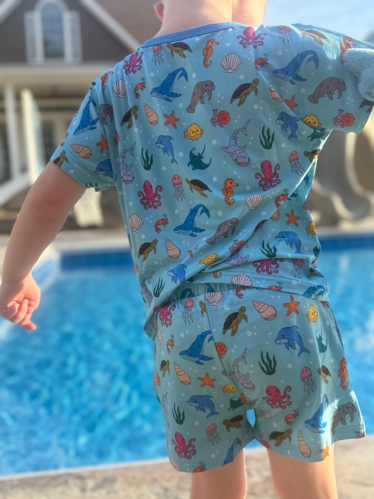Sea Friends Bamboo DayWear Short Set