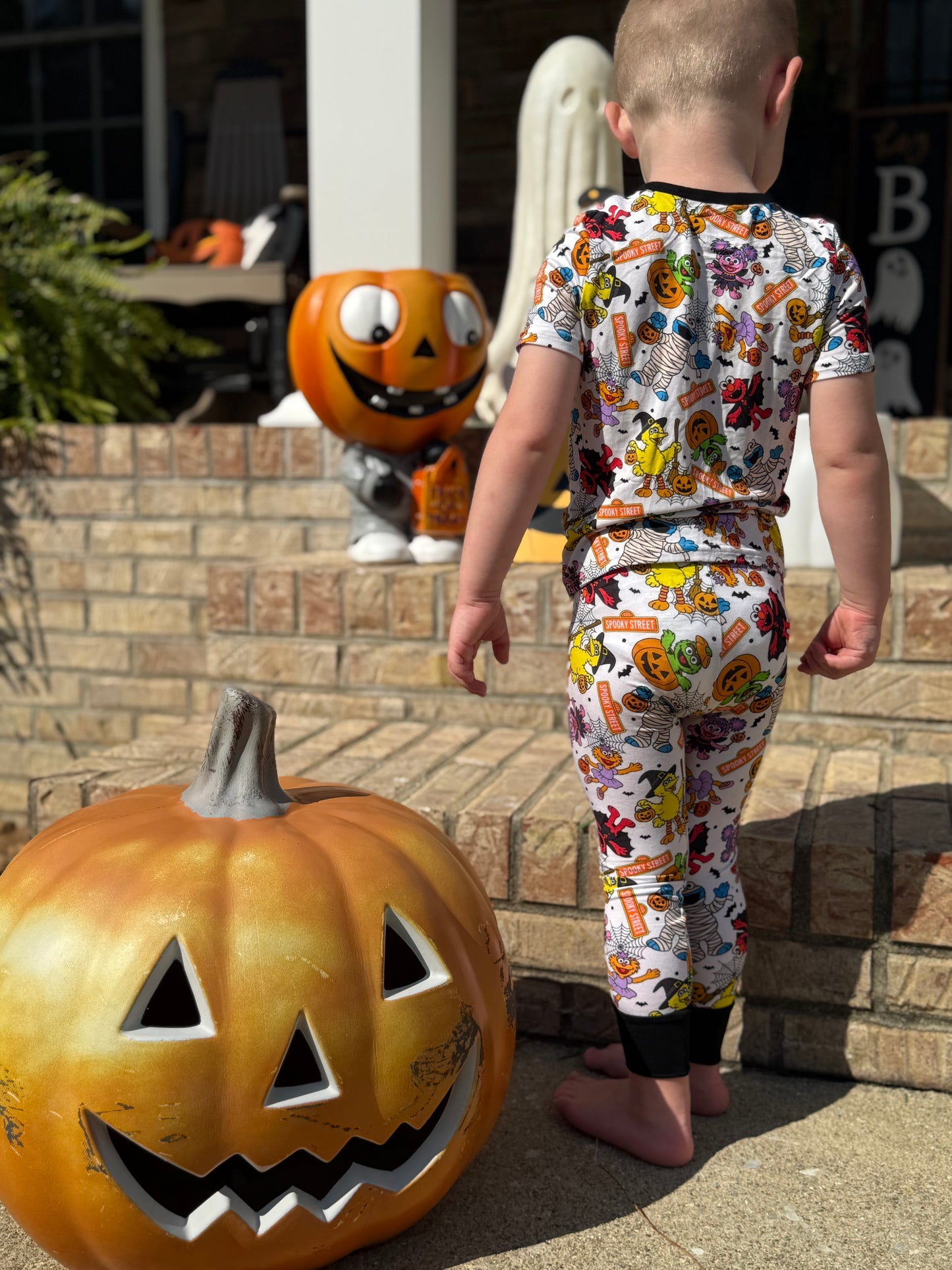 Spooky Street Bamboo Two Piece Set