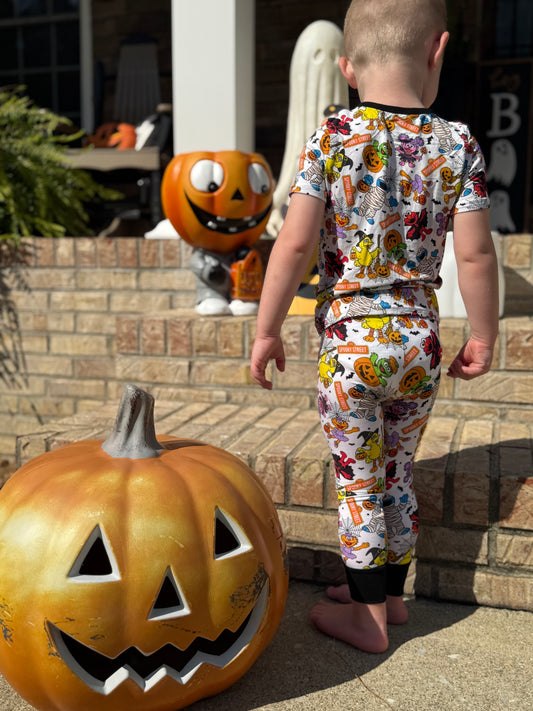 Spooky Street Bamboo Two Piece Set