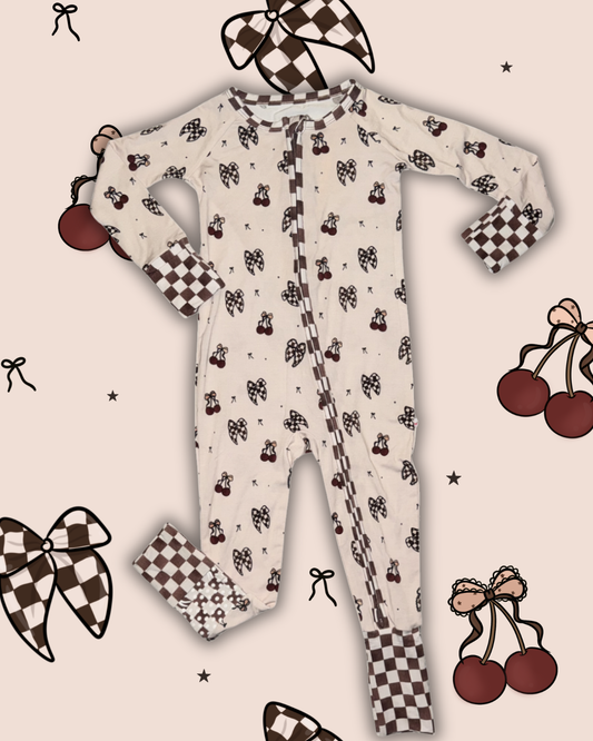 Sweetheart Checks Bamboo Zippy