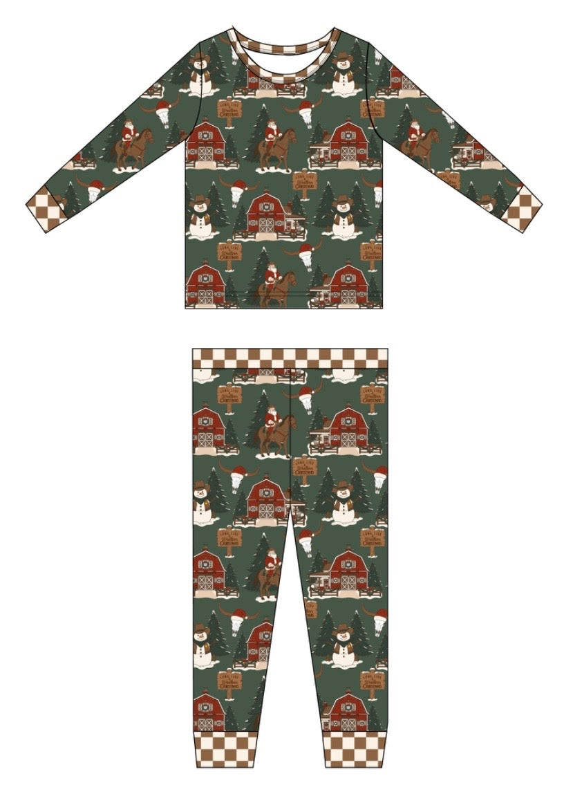 PRE-SALE Cowboy Claus Bamboo Two Piece