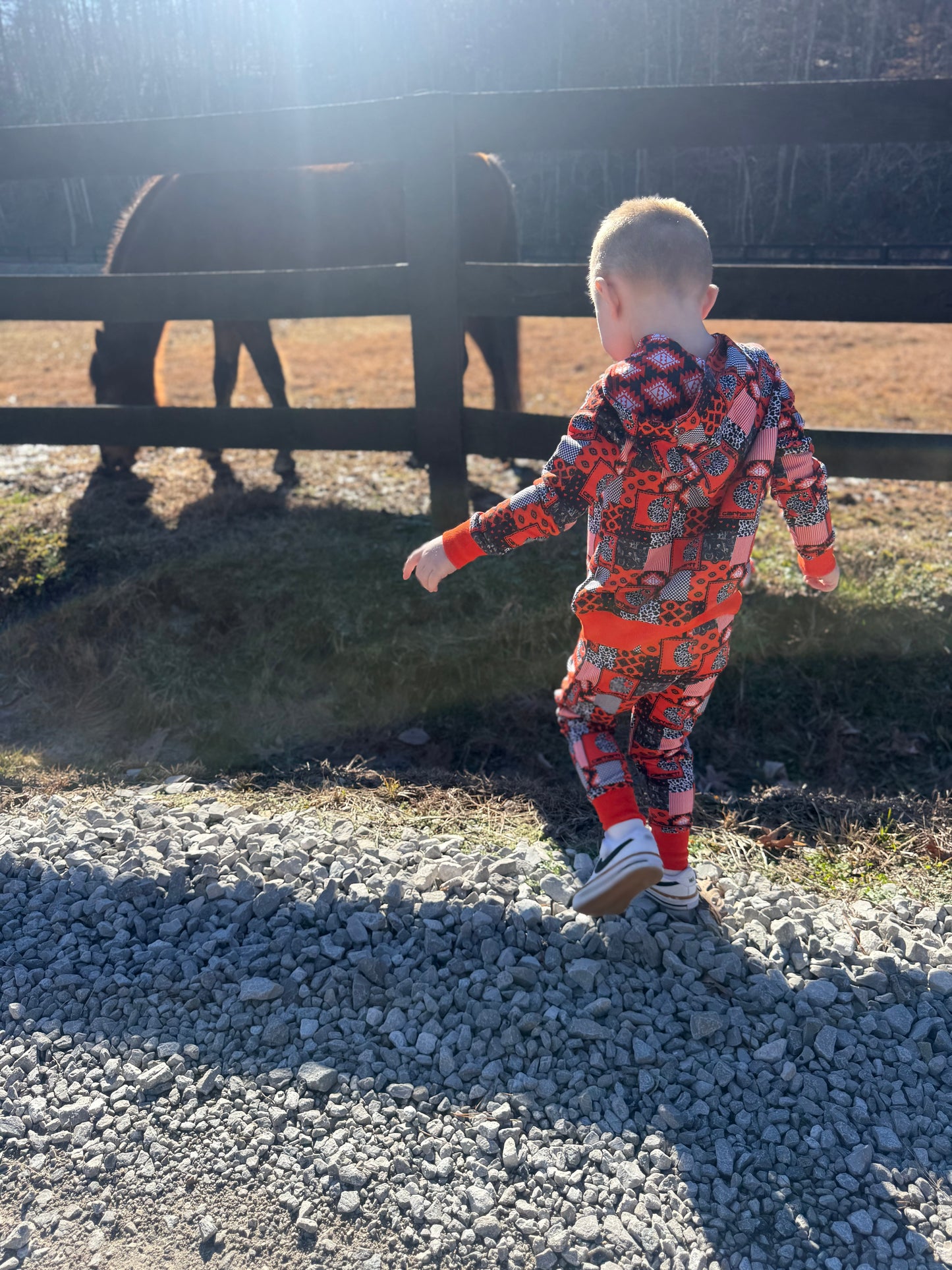 Cowboy Love Bamboo French Terry Jogger Set