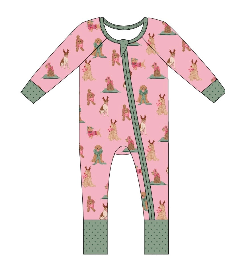 PRE-SALE Pinkmas Pups Bamboo Zippy