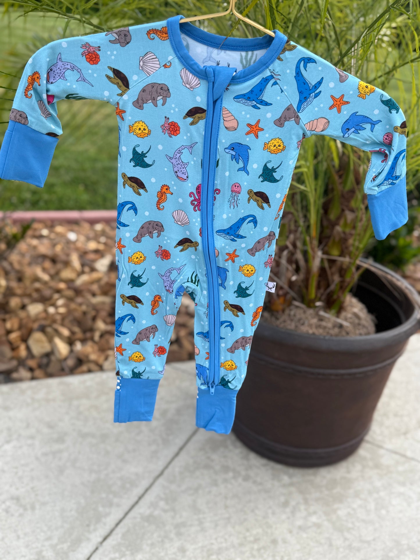 Sea Friends Bamboo Zippy