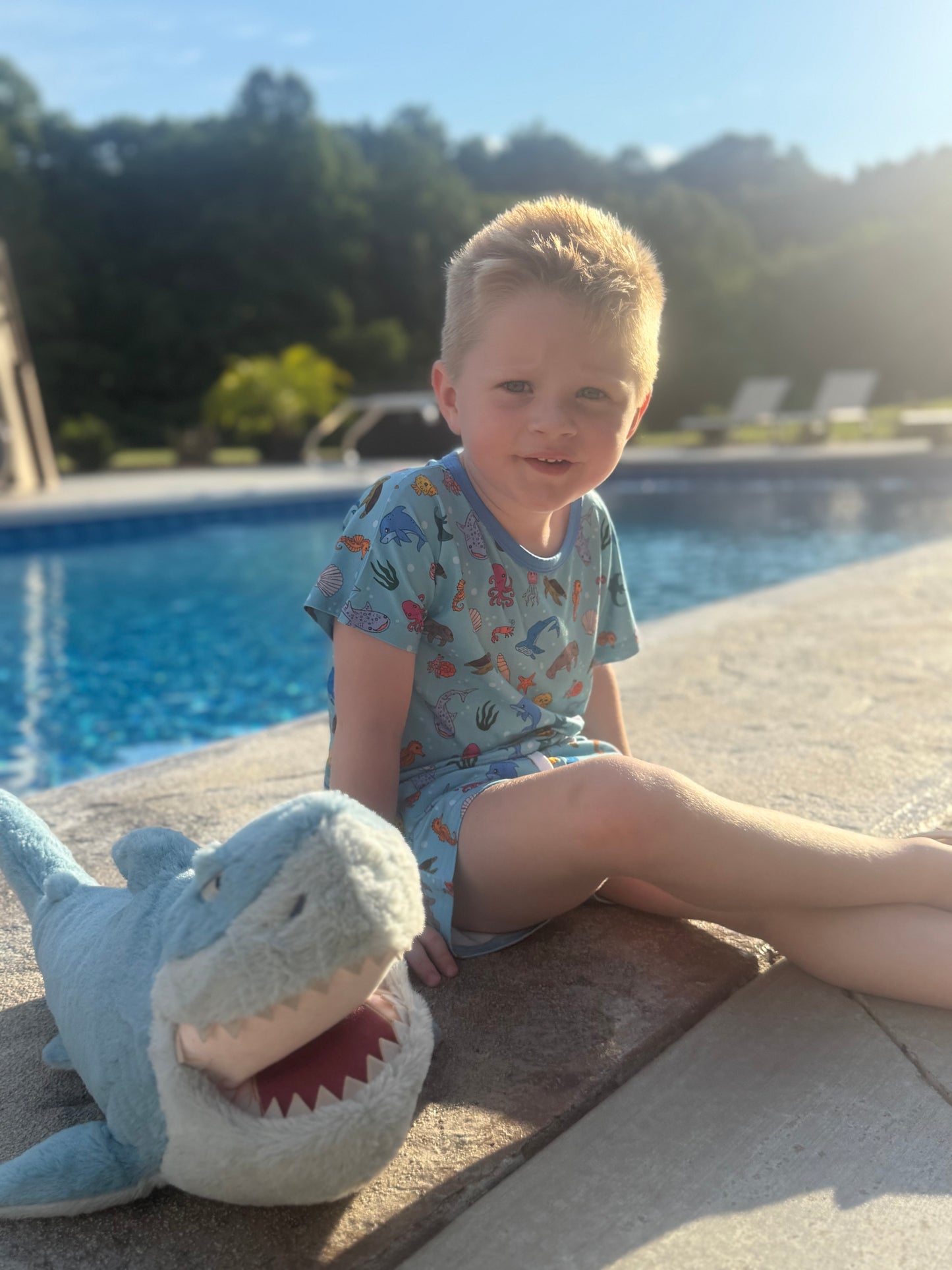 Sea Friends Bamboo DayWear Short Set