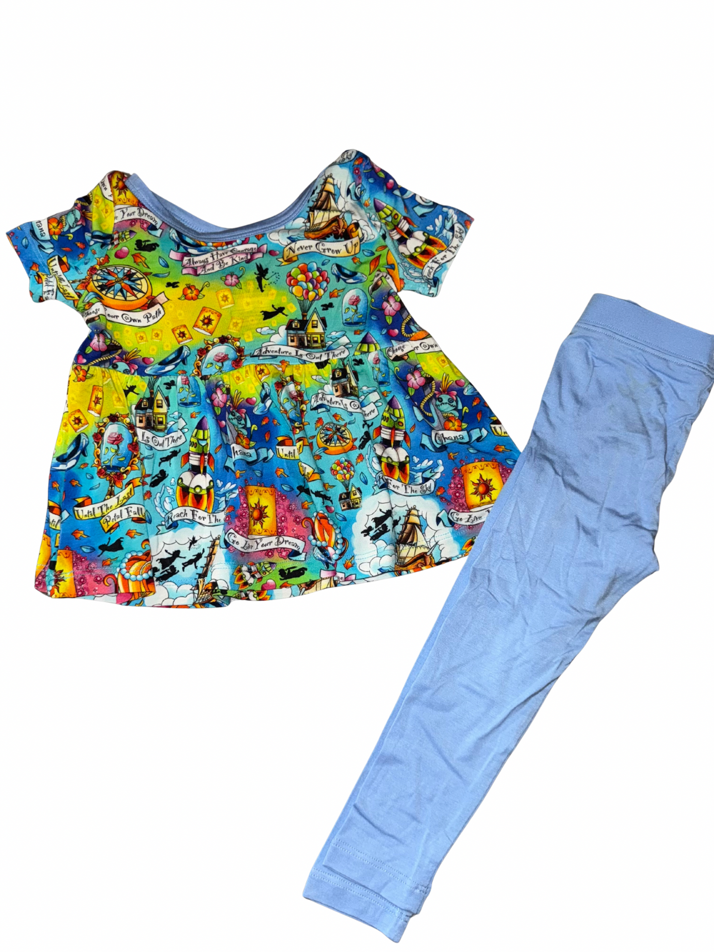 Magical Bamboo Peplum Set