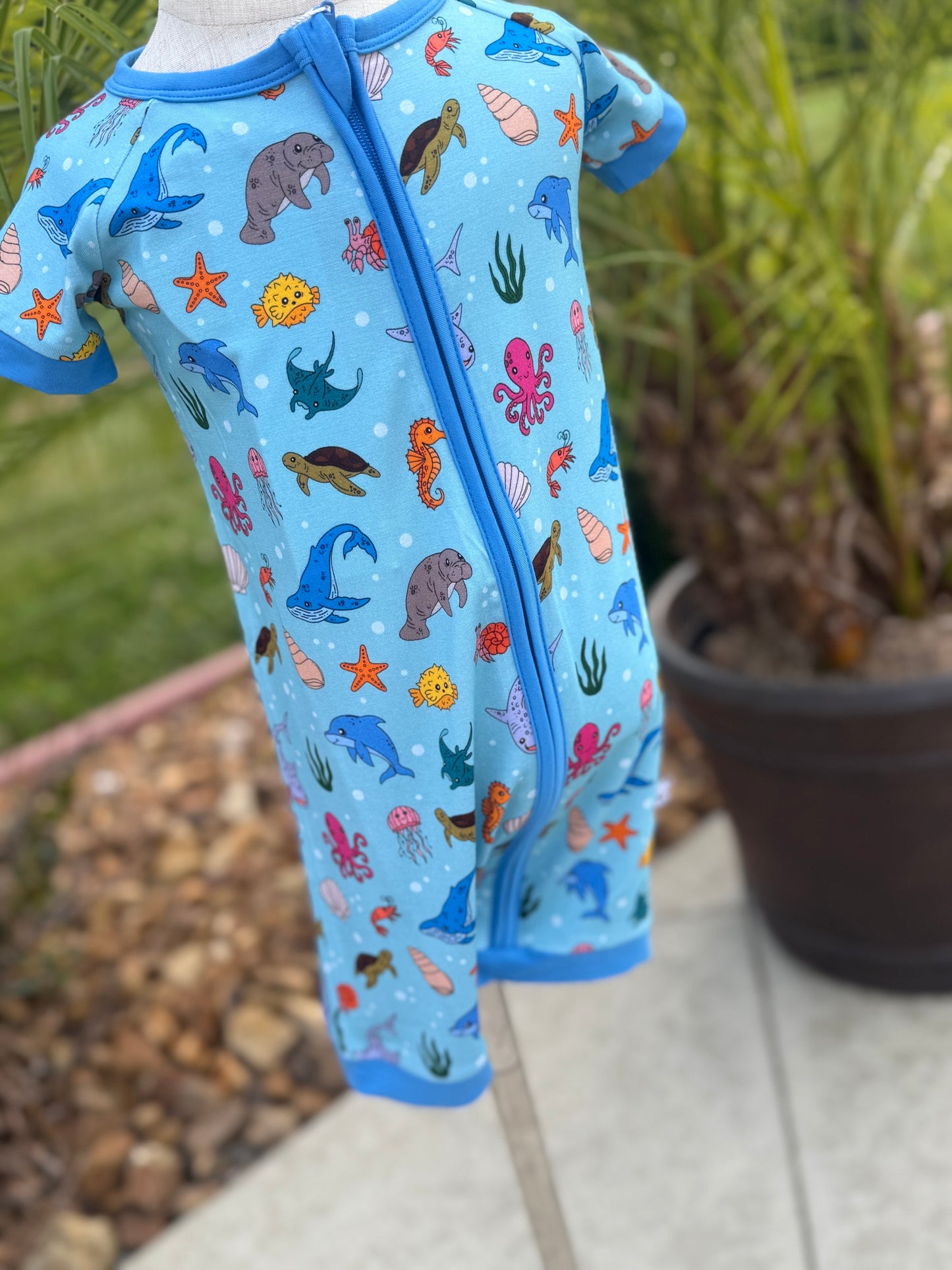 Sea Friends Bamboo Shortie