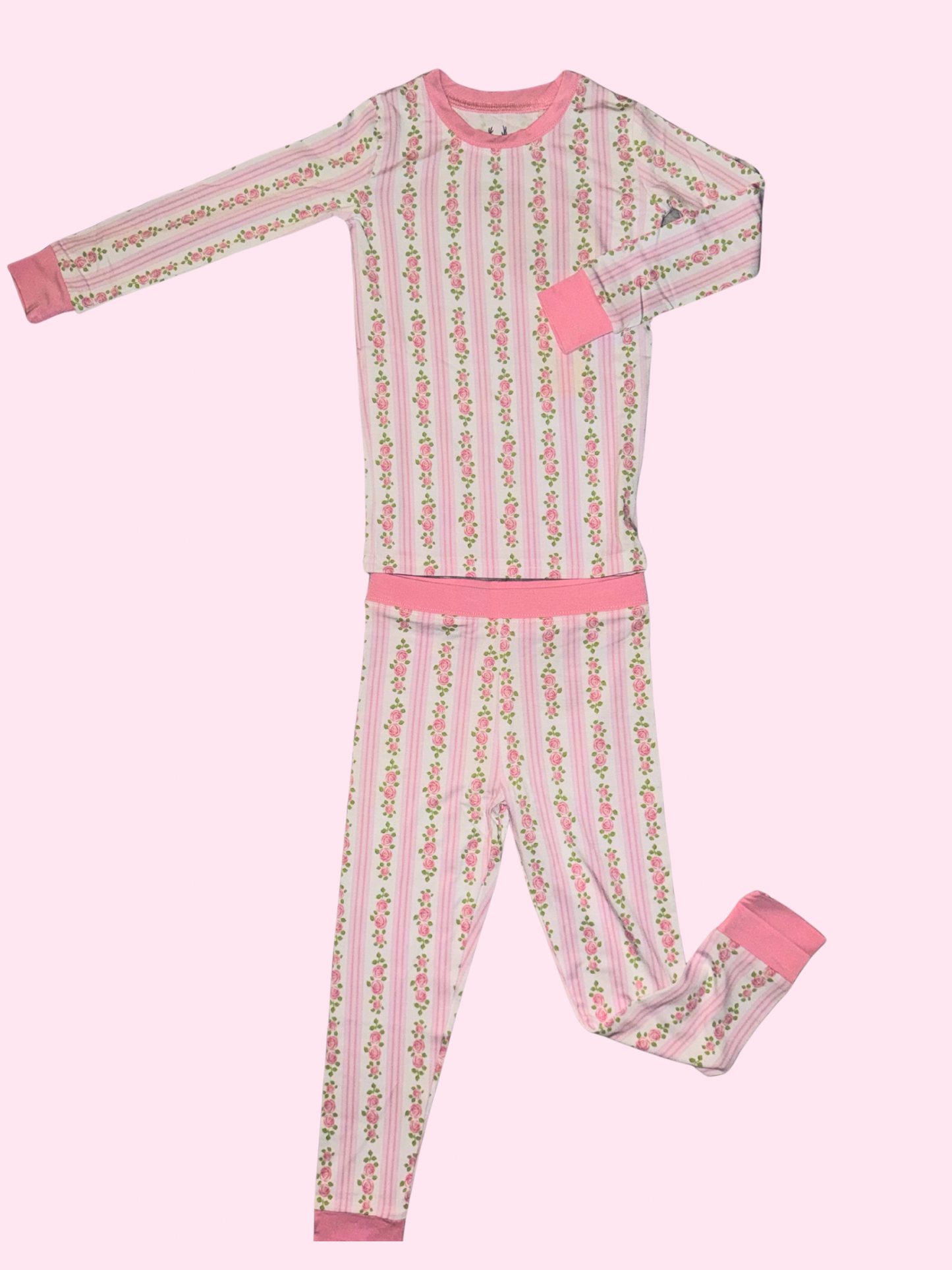 Rosie Posie Bamboo Two Piece Set